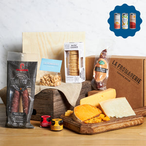 
            
                Load image into Gallery viewer, Cheesemonger Selection Gift Box (Wine pairing available for CA) - La Fromagerie Cheese Shop
            
        